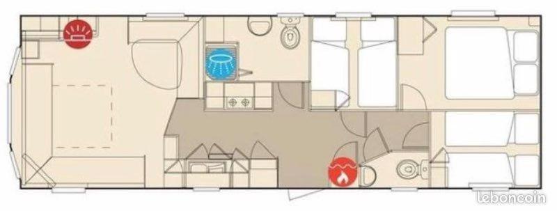 סן-ז'וליין-אן-בורן Mobil-Home Spatieux 8Pers - Brume מראה חיצוני תמונה